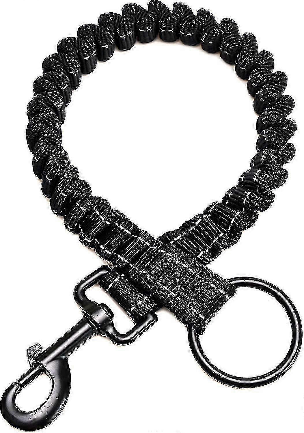 1pcs Bungee Dog Leash Extension Reflective Attachment Shock Absorbing Improved Dog Safety, Great For Walking Bicycle Running Standard For Medium