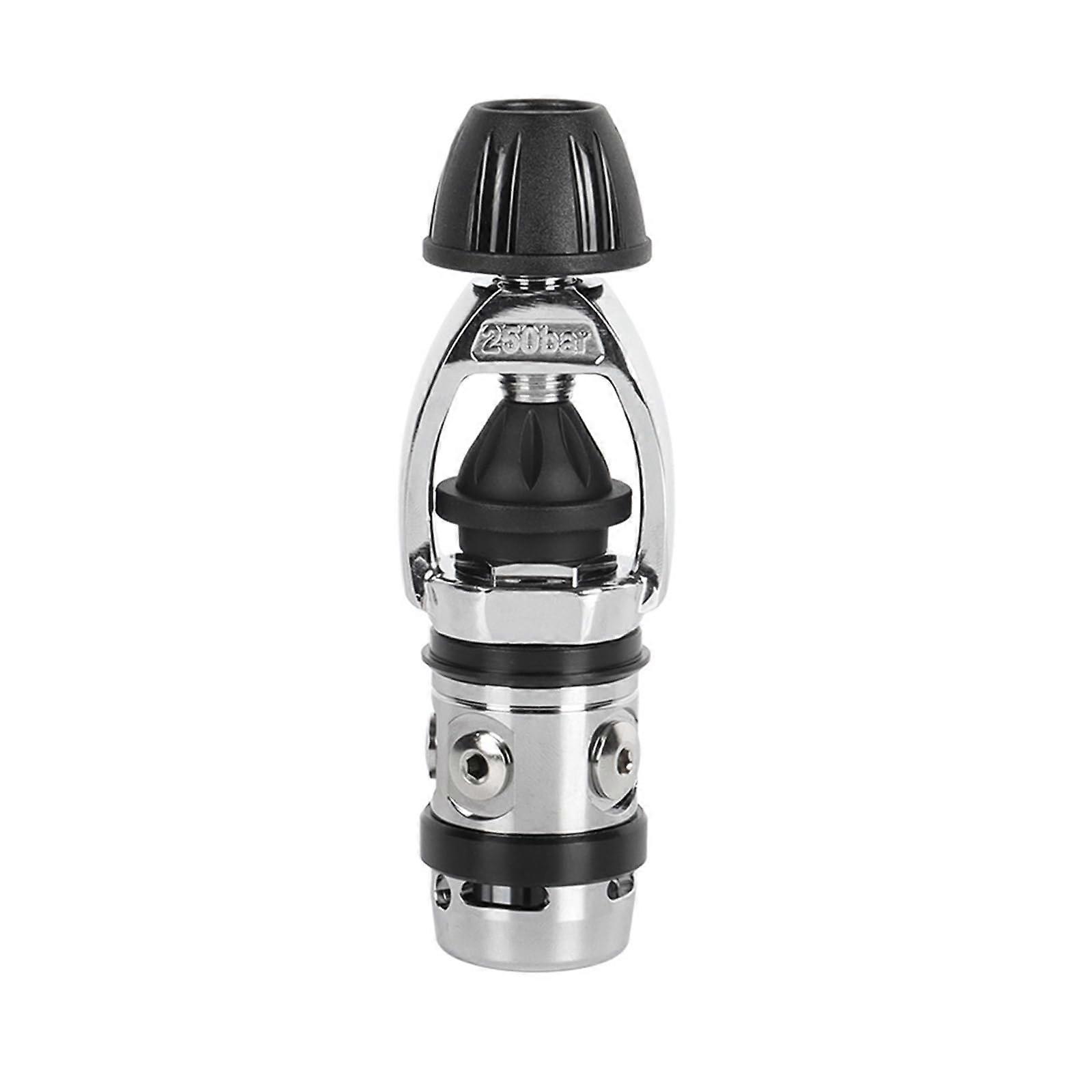 Scuba Diving First Stage Pressure Valve Adjustable Brass Regulator for Low Breathing Resistance