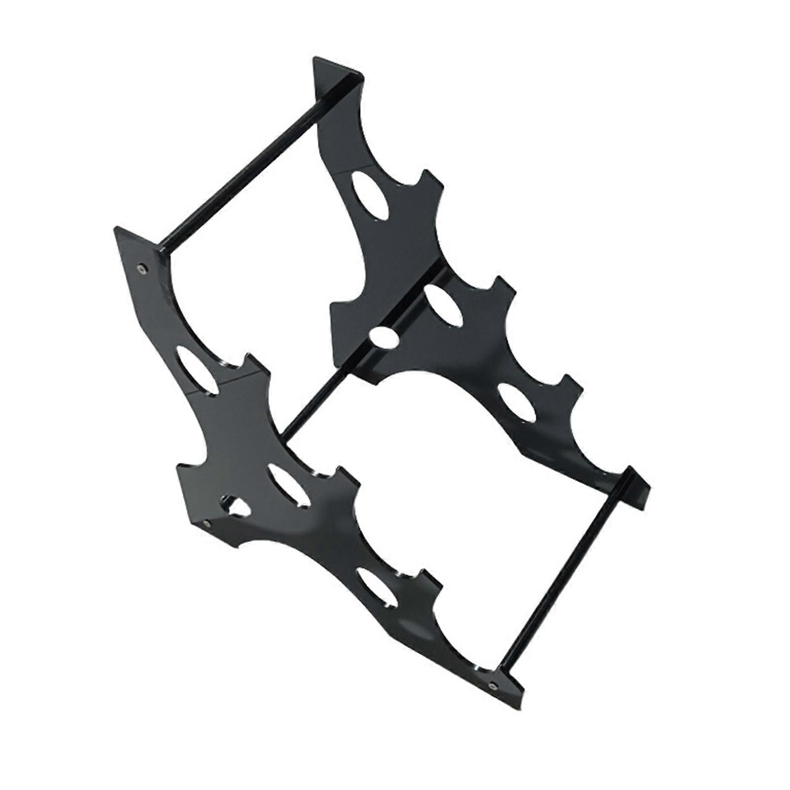 Lightsabers Desktop Display Rack Desktop Swords Display Stand 4 Layer Acrylic Holder for Lightsabers Enthusiasts Multicolor