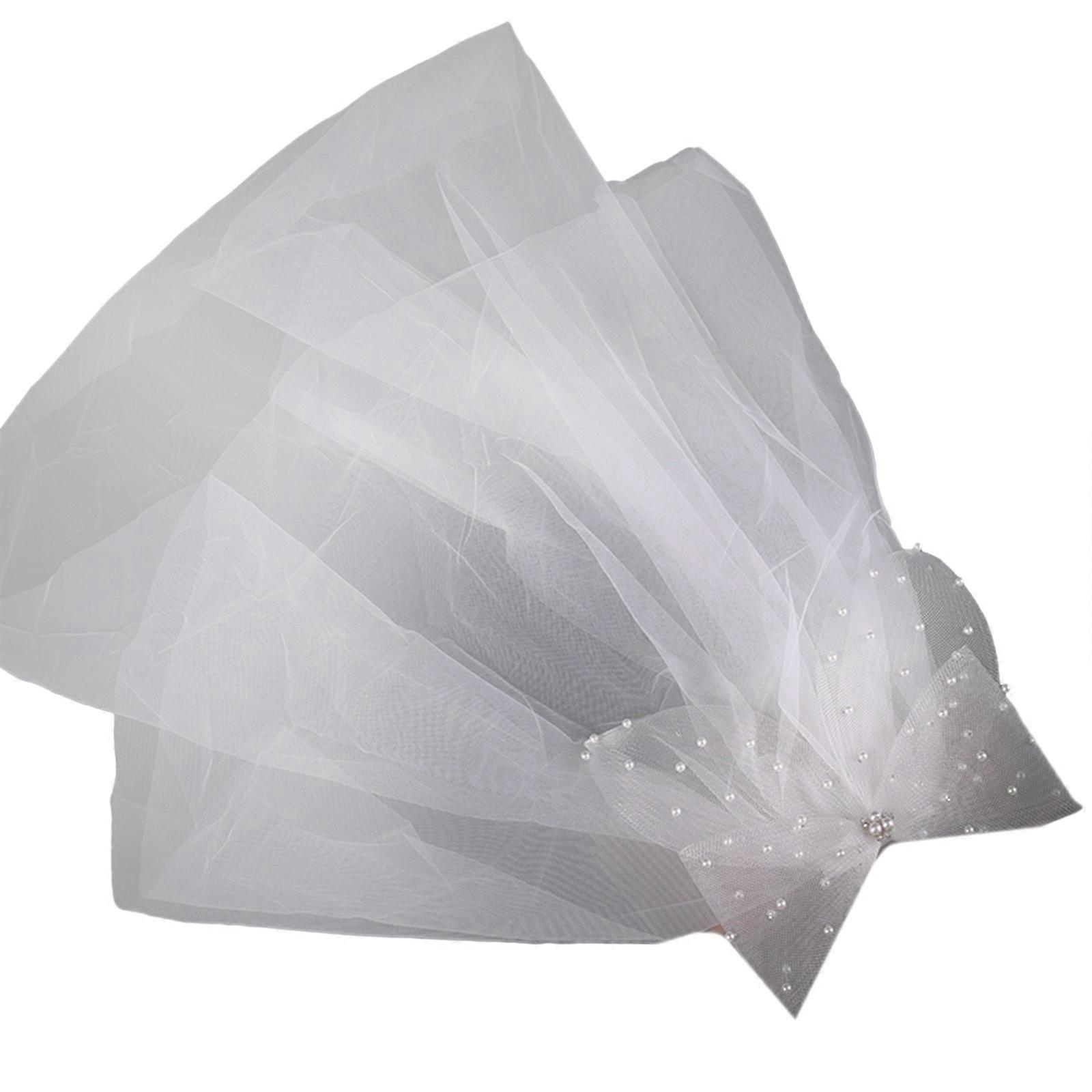 Bridal Pearls Veil Bachelorette Party Bridal Veil Decorations Bride To Be Gift Wedding Hen Night Bride To Be Gift  White
