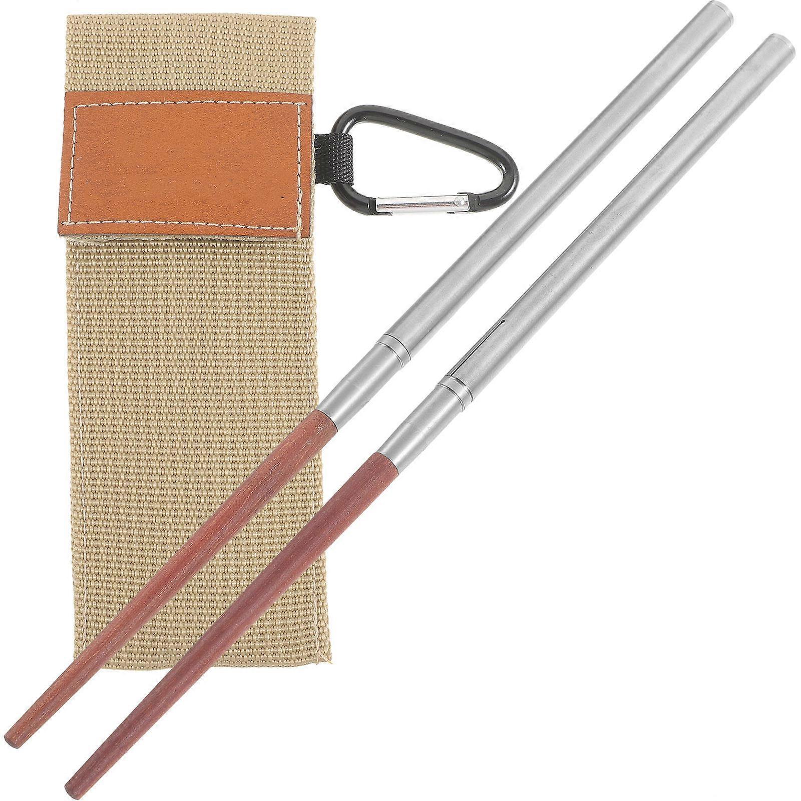 1 Pair Reusable Chopsticks Folding Chopsticks Portable Chopsticks Foldable Chopsticks