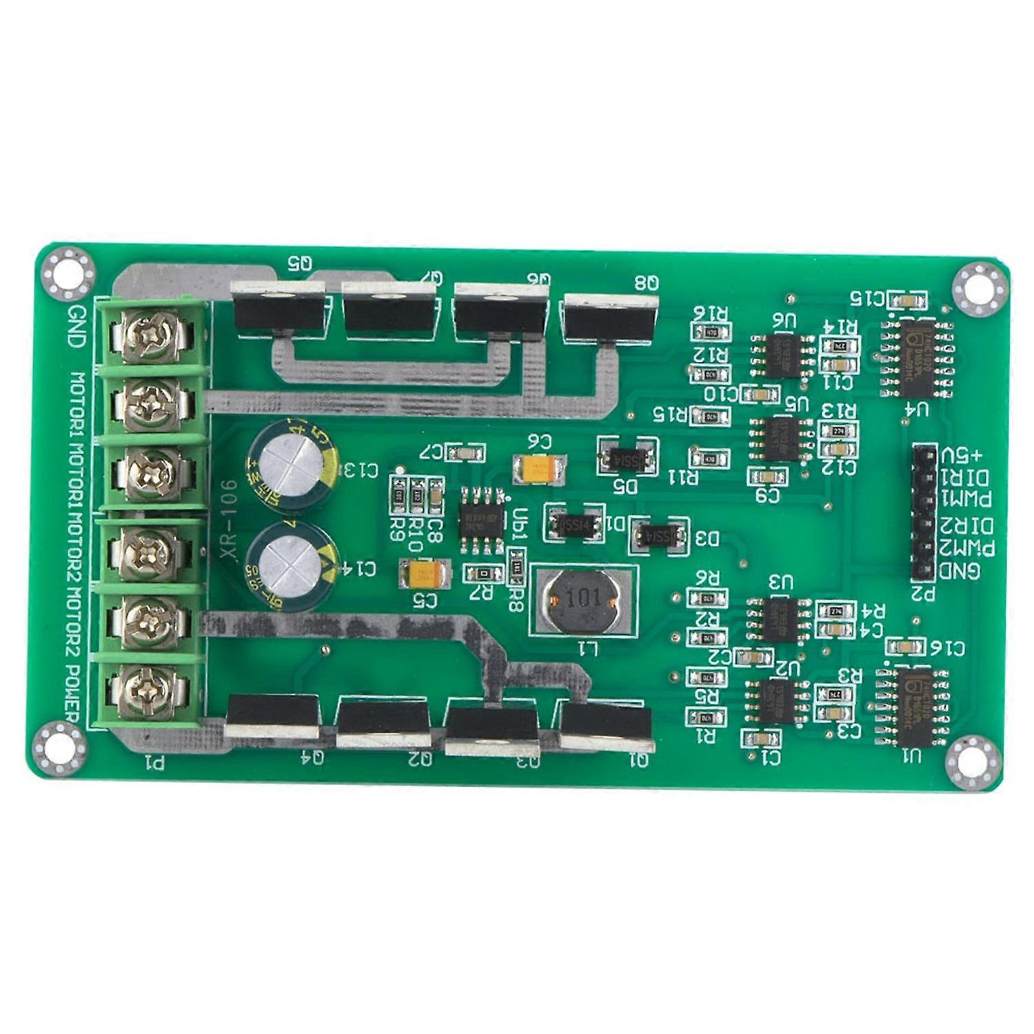 Dual Motor Driver Module Board H Bridge Driver Chip DC IRF3205 MOSFET 3-36V 10A Peak 30A