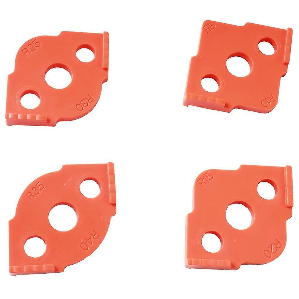 Router Templates Corner Radius Routing Templates Hardness Processing Glue Routing Rounded Corners Bit Templates 4 Packs