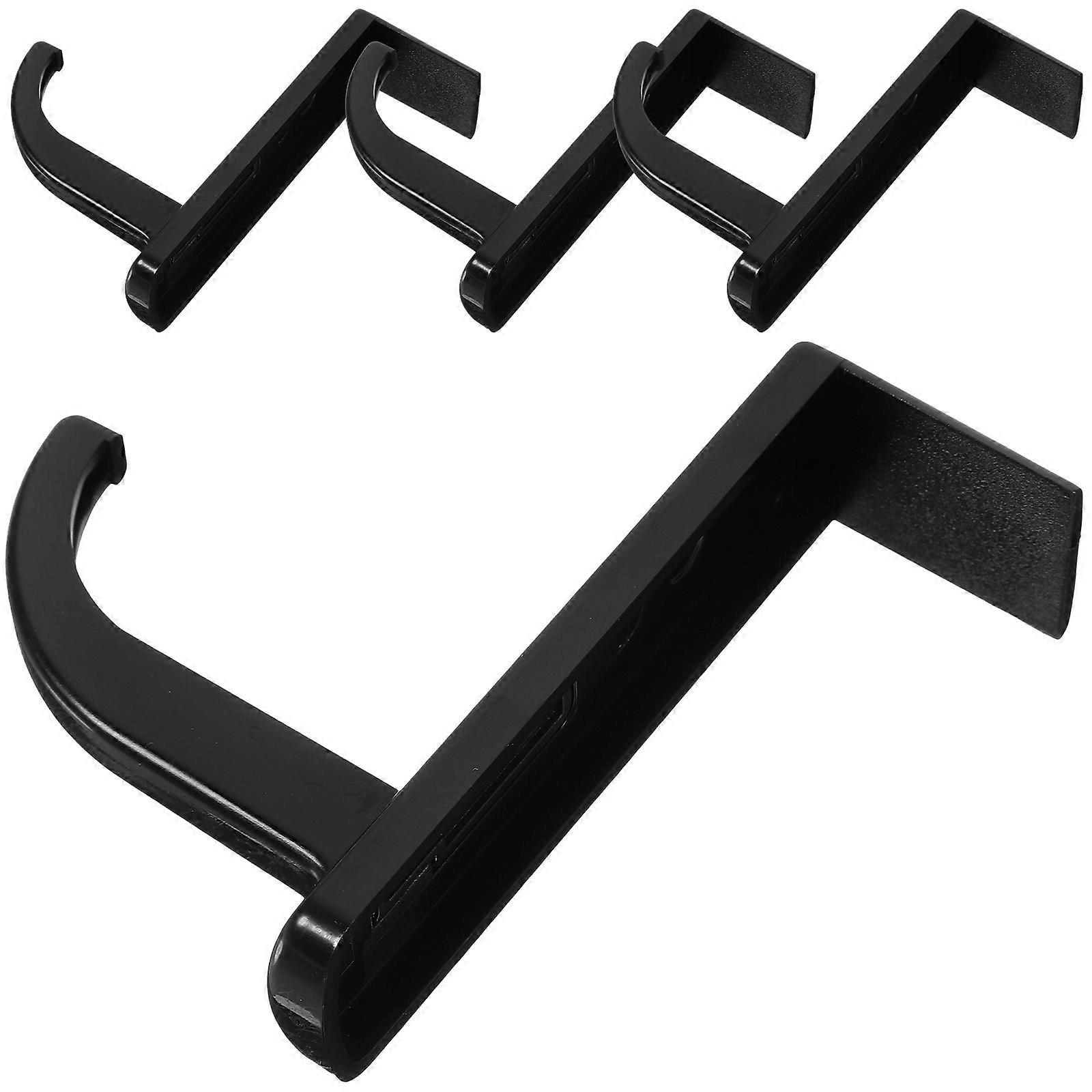 4pcs Internet Cafe Headset Dedicated Hook Computer Headset Storage Device Hook