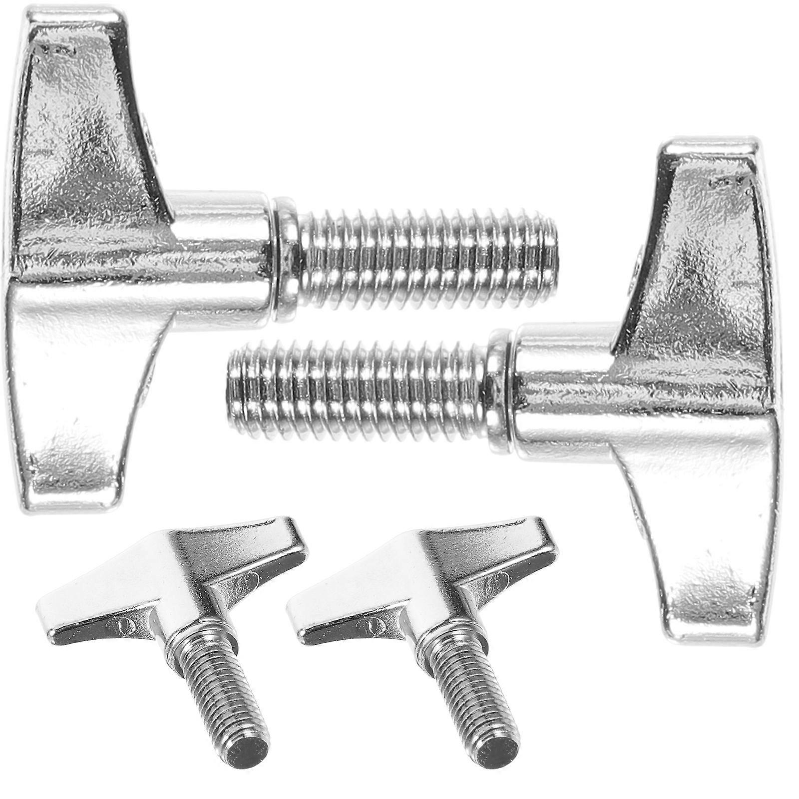 4 st trumvingskruv trumcymbalstativ vingmutter cymbal snabbkopplingsmutter skruv