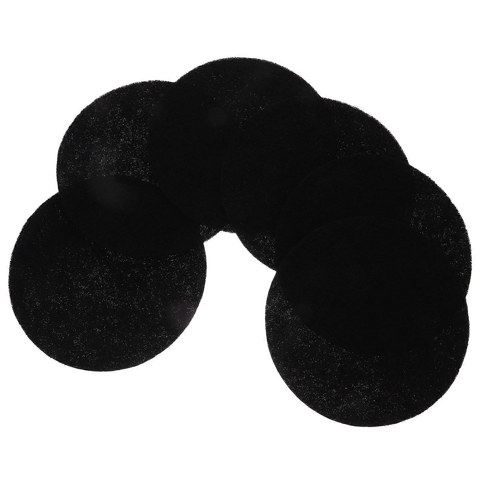 Activated Carbon Deodorizer Filter Pads for Trash Can 6Pcs Black Material