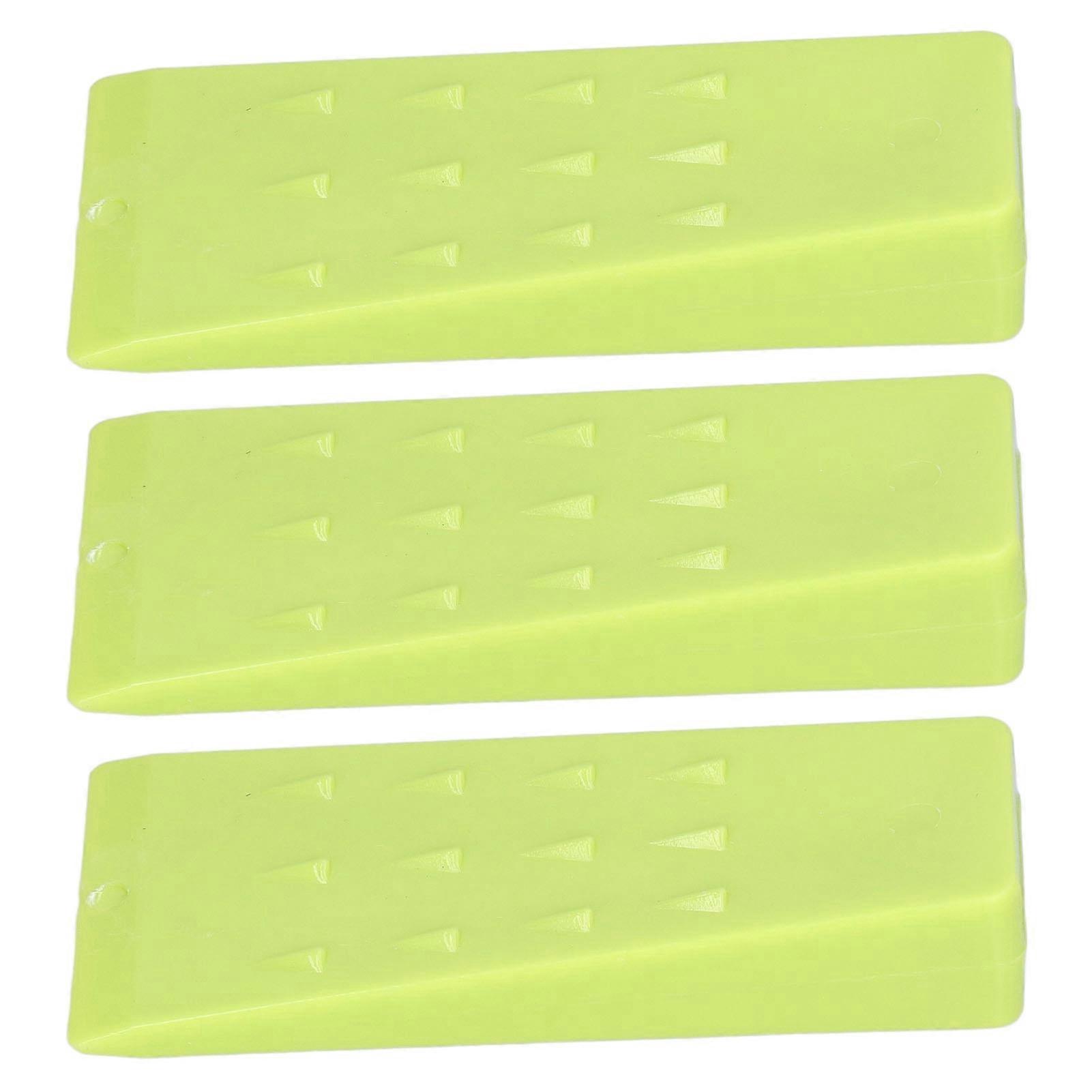 3Pcs Plastic Wedges Increase Friction Safe Practical Durable Small Volume Tree Cutting Wedges