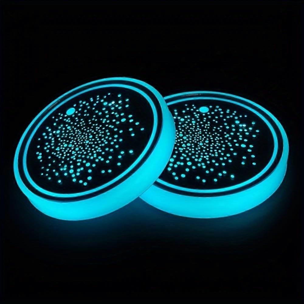 Car Cup Holders Coasters, 2 Pack Anti Slip Acrylic Interior Accessories