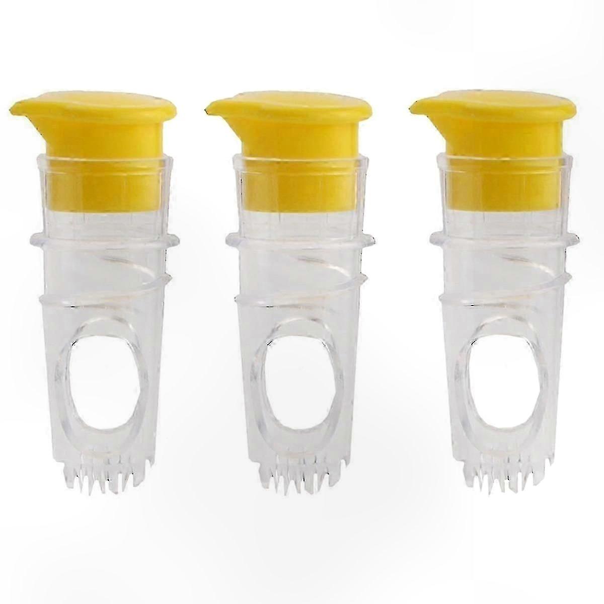 3-Pack Compact Handheld Citrus Juicer, Travel-Friendly Fruit Squeezer for Kitchen Use
