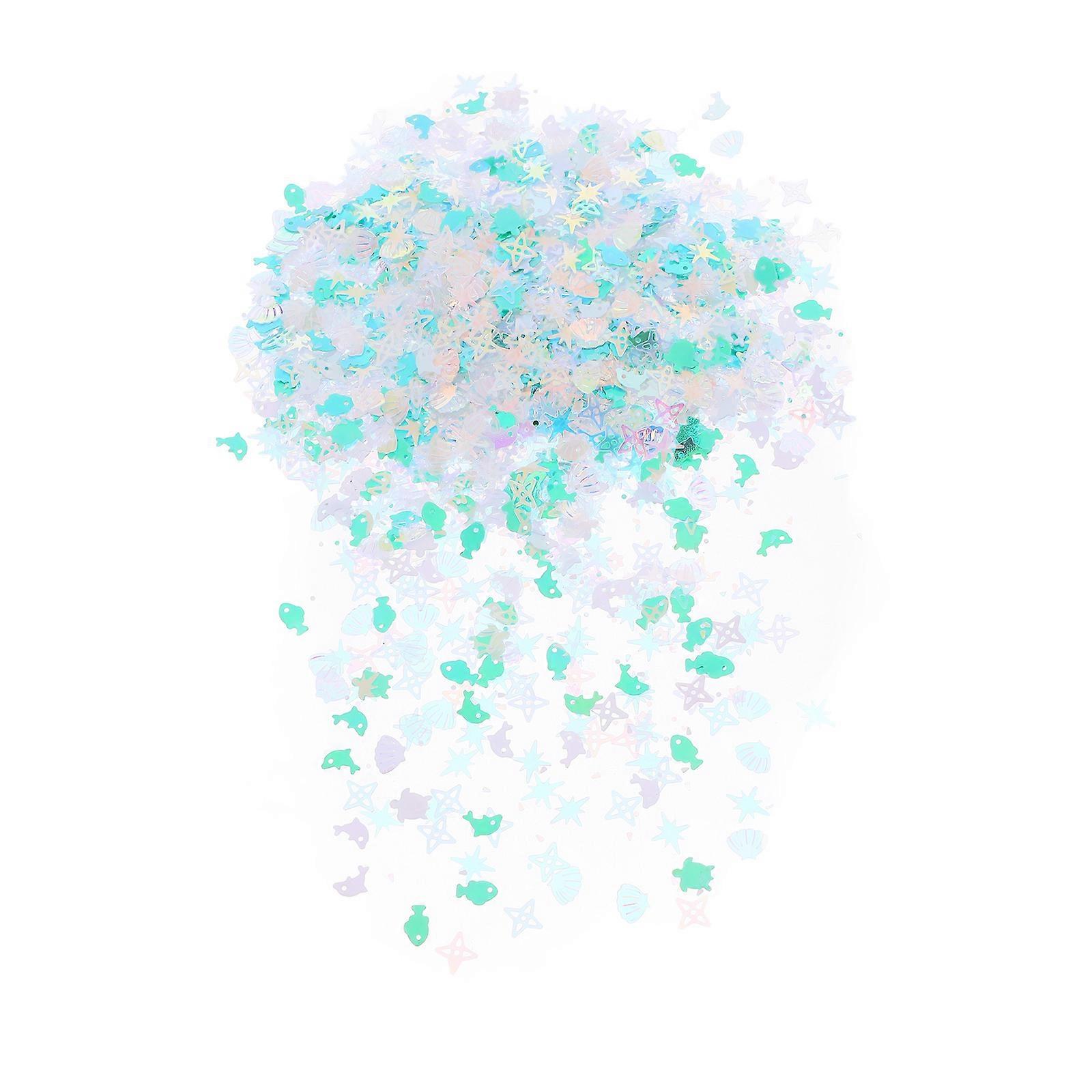 Epoxy Craft Supplies Turtle Dolphin Shell Sequins for Decoration 2 Bags