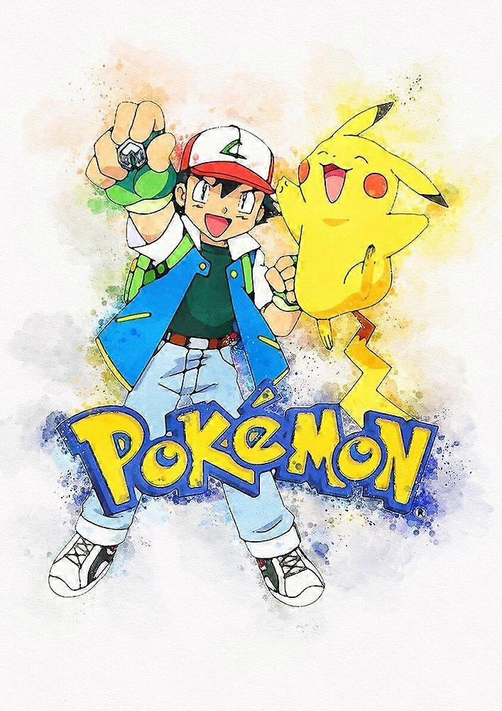 Ash and PikachuJigsaw Puzzle Brain Teaser EB 2492