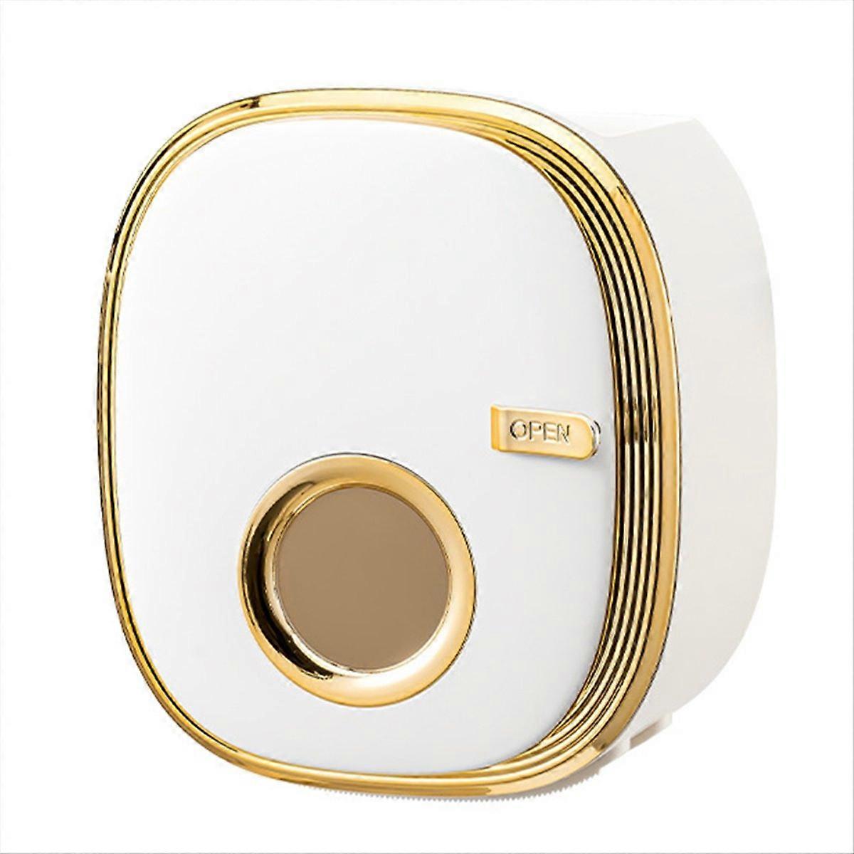 Wall-Mounted Bathroom Storage Rack Toilet Waterproof Tissue Box