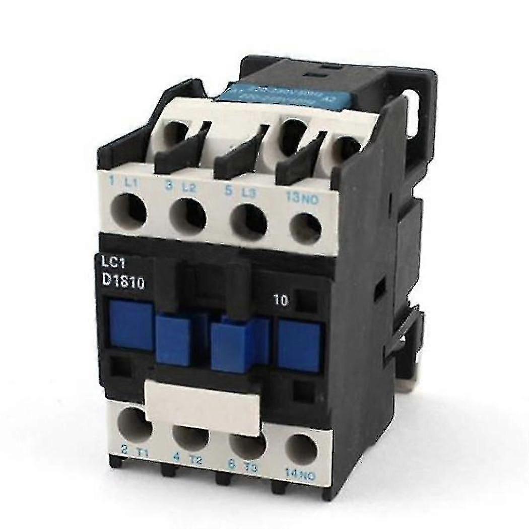AC Contactor 220V 18A 3-Phase - LC1 D1810 Motor Starter Relay for 50/60Hz Industrial Use_JC Bx5