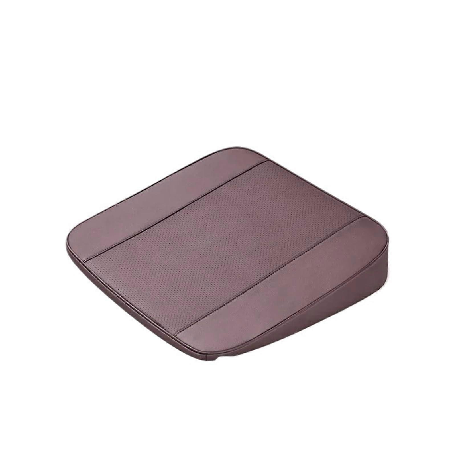 Car Seat Cushion with Height Boost, Ergonomic Support, Breathable NonSlip Base, Brown 6cm
