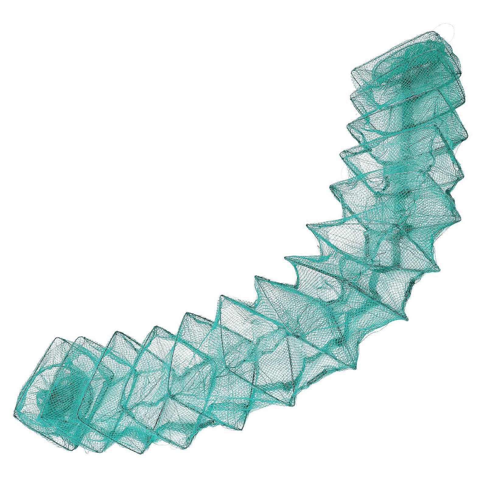 Multi-Functional Fishing Trap Net for Shrimp with Collapsible Design 16-Section