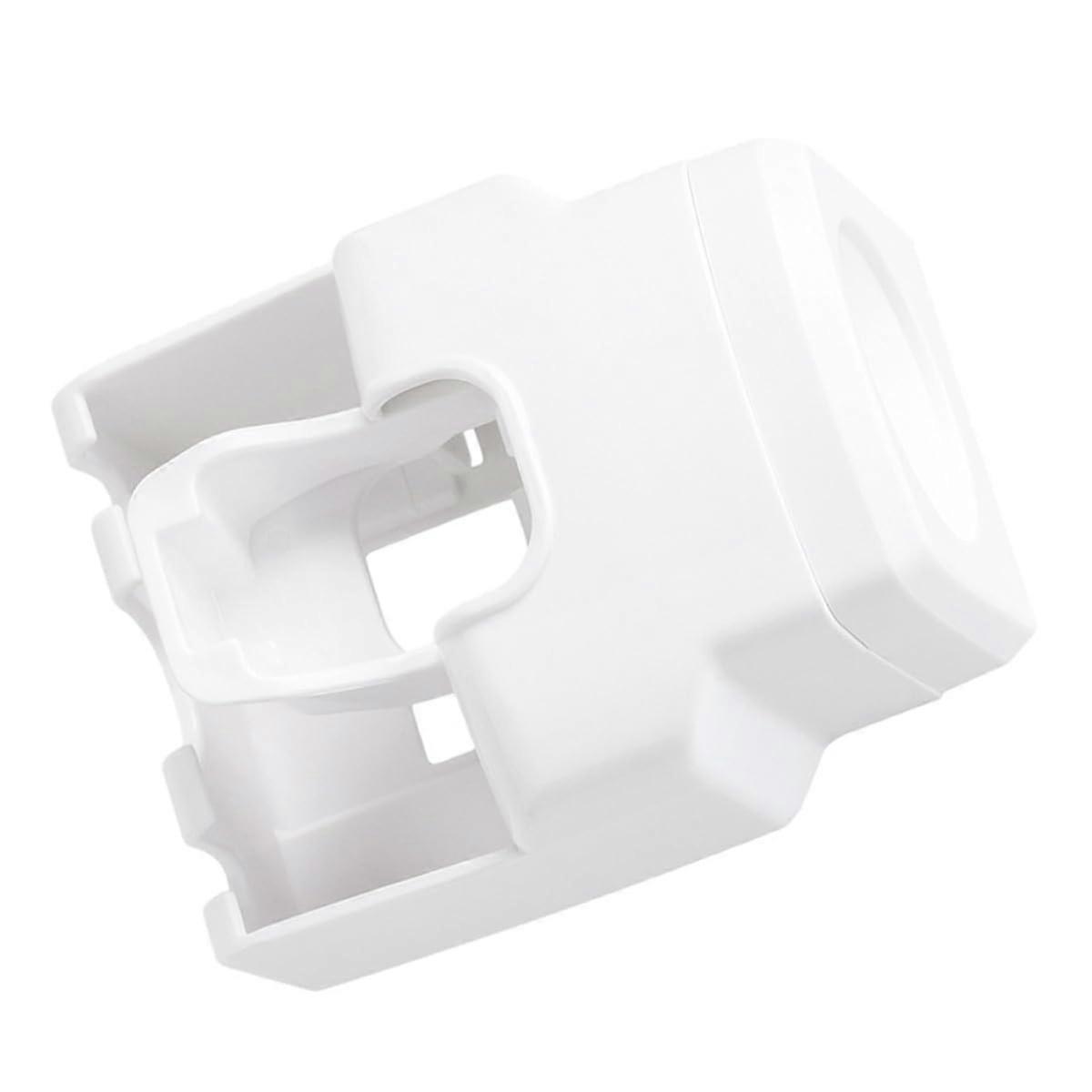 Automatic Toothpaste Dispenser Wall Mounted No Drill Toothpaste Squeezer with Toothbrush Holder