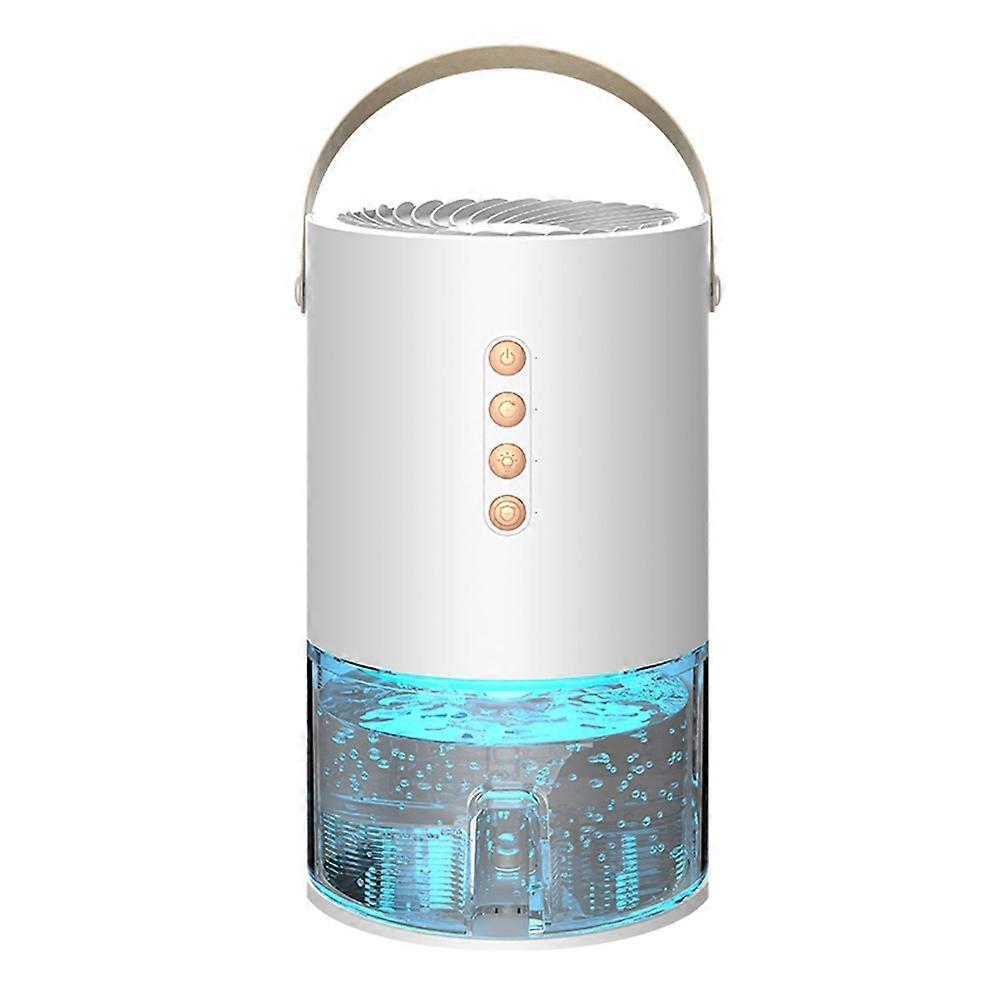 1000ml Dehumidifier for Home Office Negative Ions Damp Mold and Moisture and Energy Efficient Air Dehumidifier White(EU)