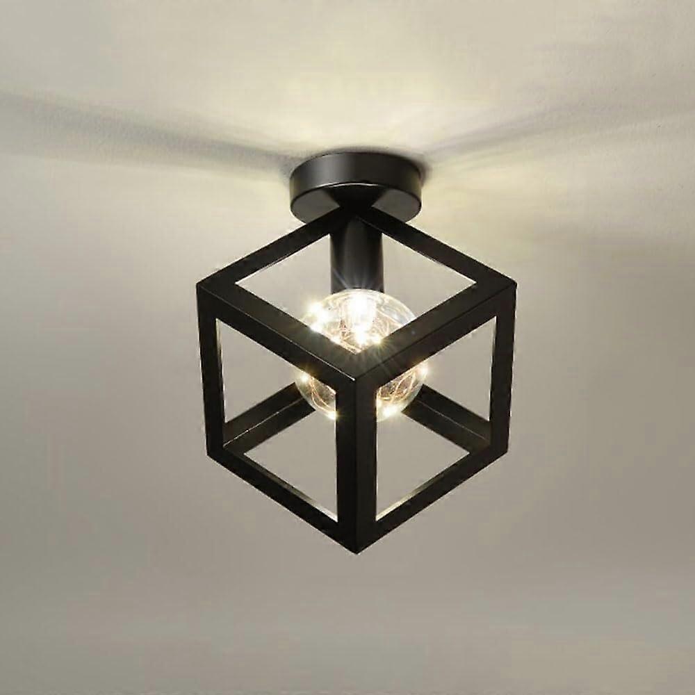 Modern Glass Flush Mount Ceiling Light Fixture, Nordic LED for Hallway Entryway, 3000K Warm Light