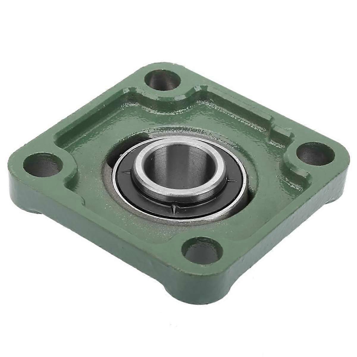 Pillow Block Bearing UCF204 UCF205 UCF206 UCF207 UCF208 UCF209 UCF210 Square Flange Mounted Green 1 Pc Ref:8201