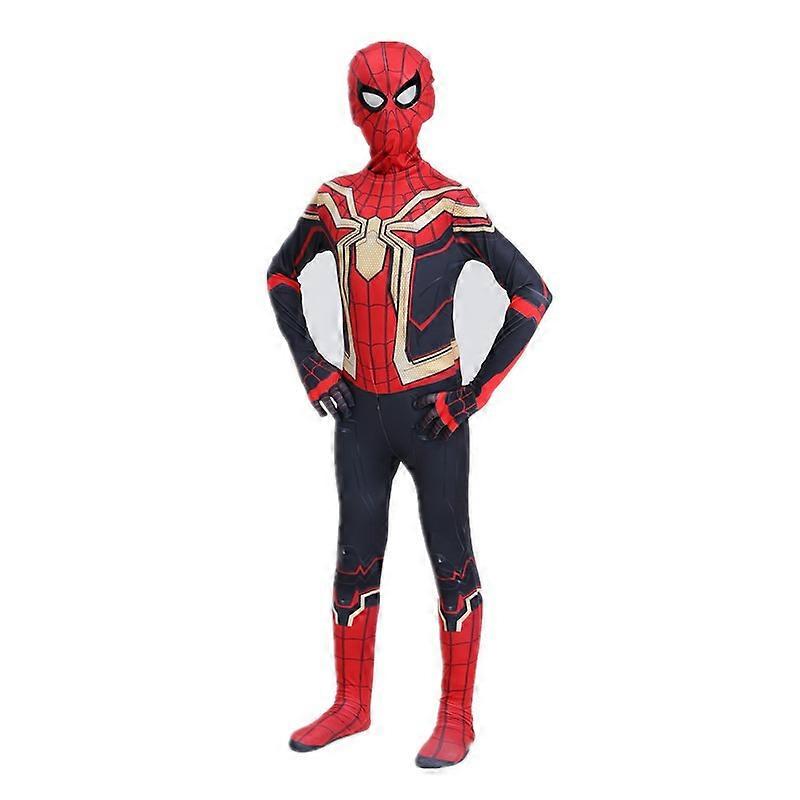 MINISO gar?ons Spider-Man Cosplay Costumes combinaison super-h��ros Miles Morales film jeu de r?le gar?ons filles Halloween carnaval v��tement