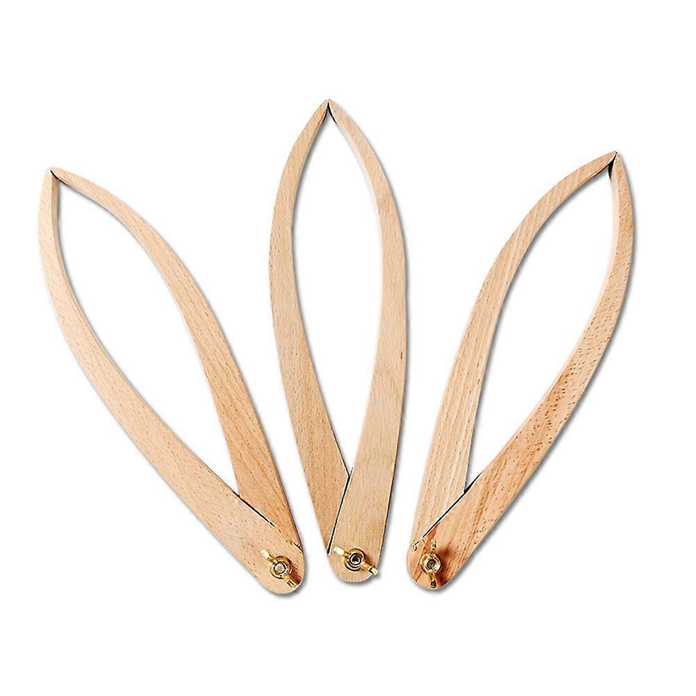 Creative Measuring Tool Wood Caliper for Ceramics 2Pcs Distance Measuring