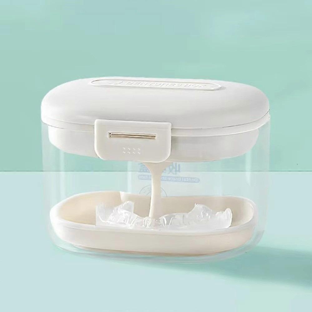 With Mirror Multi-layer Braces Box Draining Mouthguard Case New Orthodontic Retainer Case
