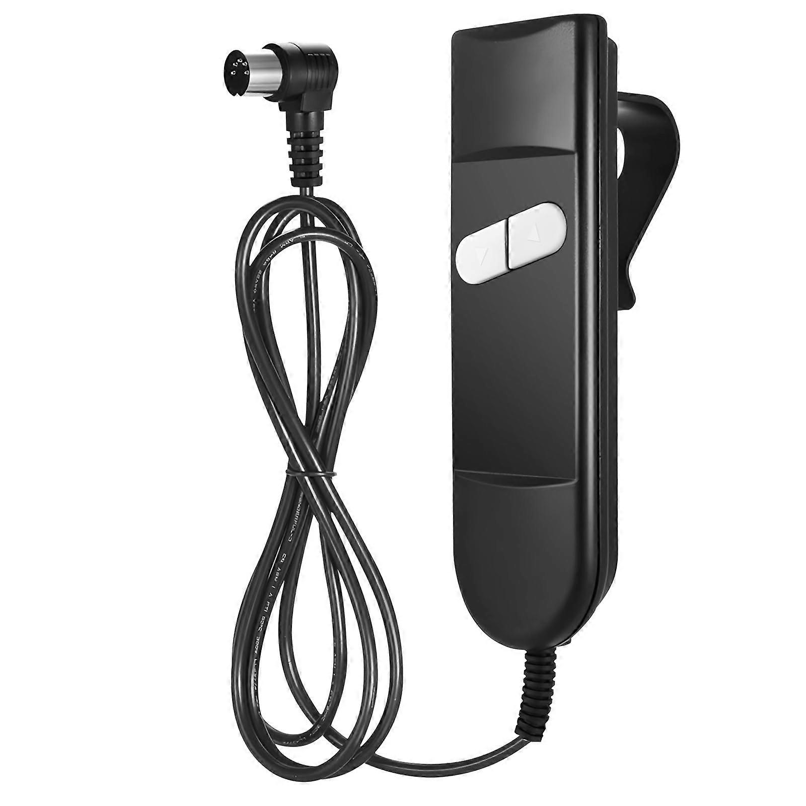 Lift Chair Remote Replacement 5 Pin Dual Button Control, Universal Electric Recliner Remote for Okin and Limoss
