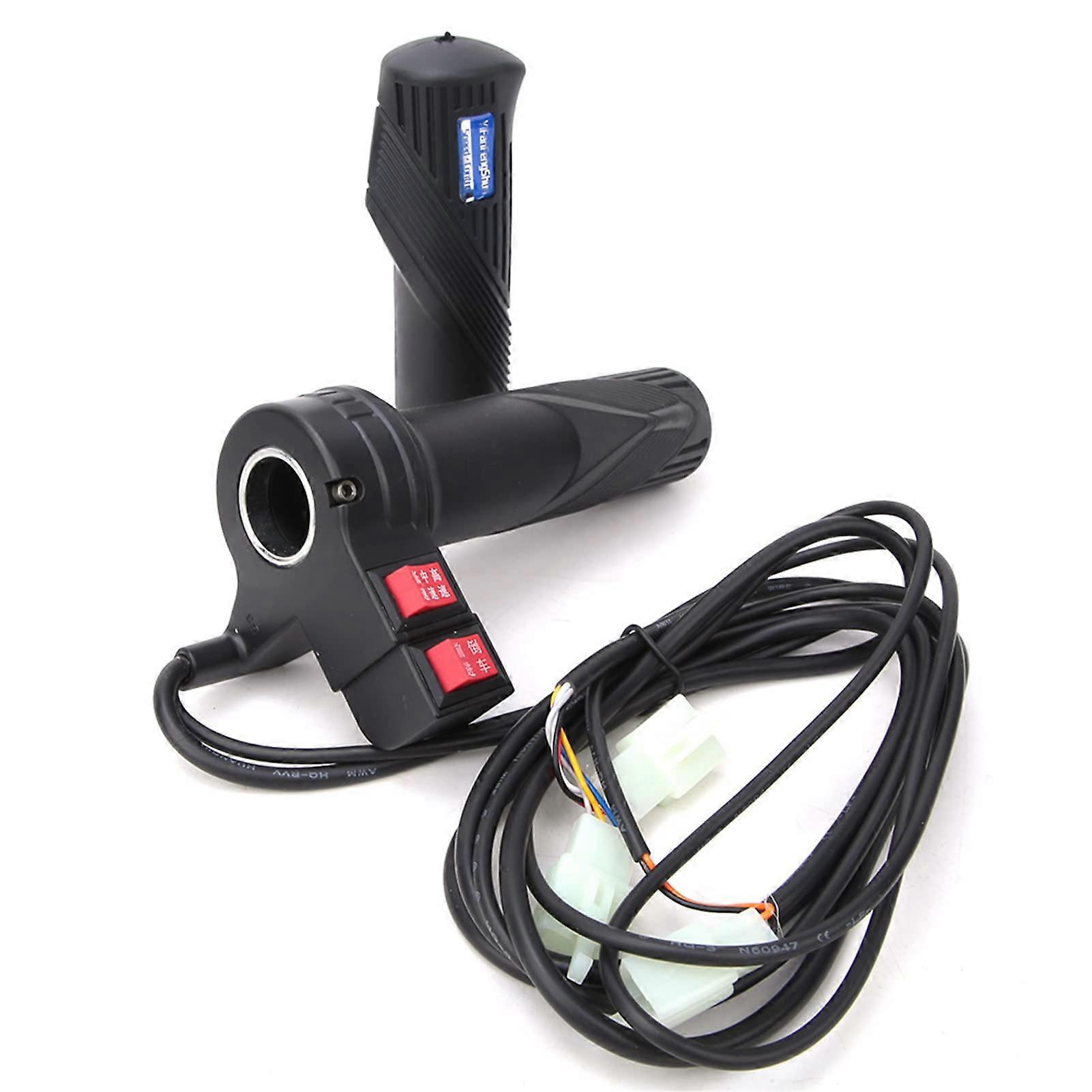 Electric Scooter Throttle with 3 Speed Gears and Reverse, Universal Handlebar Mount