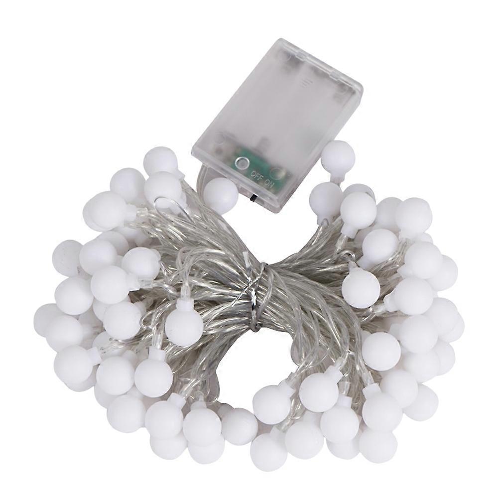 Camping Lantern String Light Battery Powered Outdoor Canopy Tent Decorative Lighting 6M Assorted Color 40LEDs 1Set