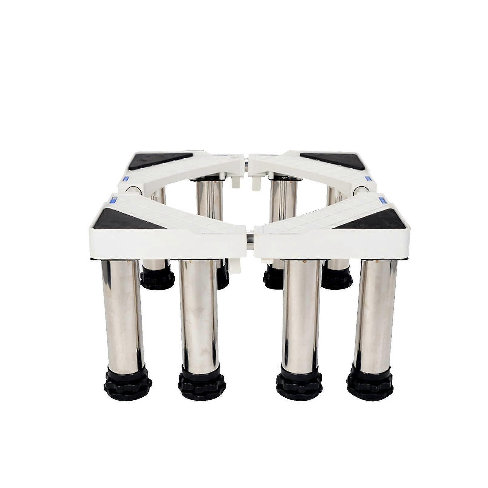 Adjustable Washing Machine Stand with AntiSlip Pads, 300kg Load, Height and Width Adjustable
