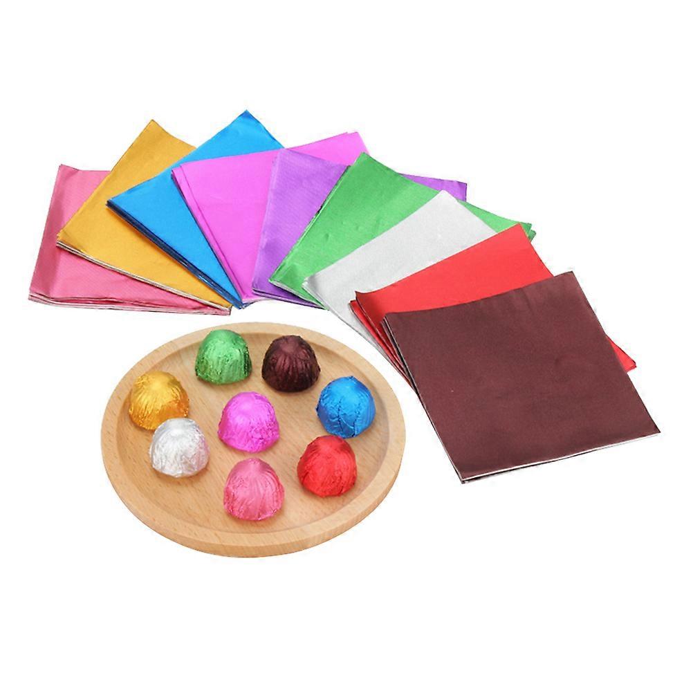 Candy Wrapper Aluminum Foil for Chocolate 4Packs Colored Packaging