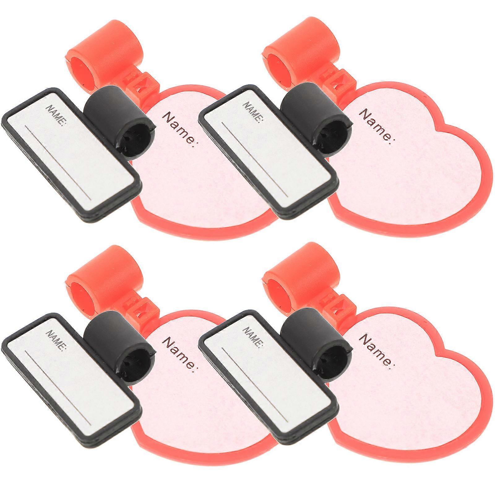 Stethoscope Name Tags Plastic Identification Supply 40Pcs Pack