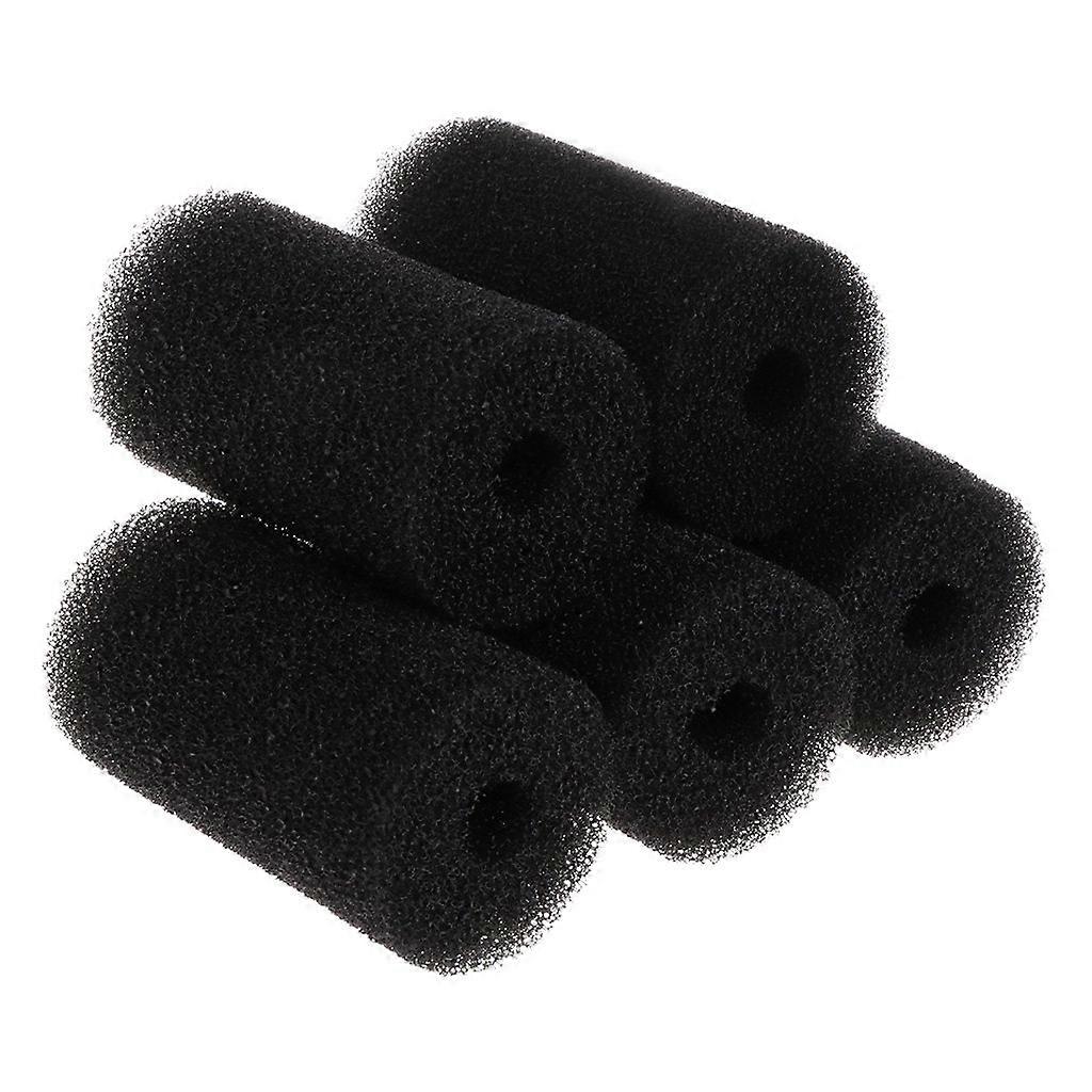 5 Pack Aquarium Filter Sponge Rolls  Black Foam Pre Filter for Fish Tank, Prevent Clogging