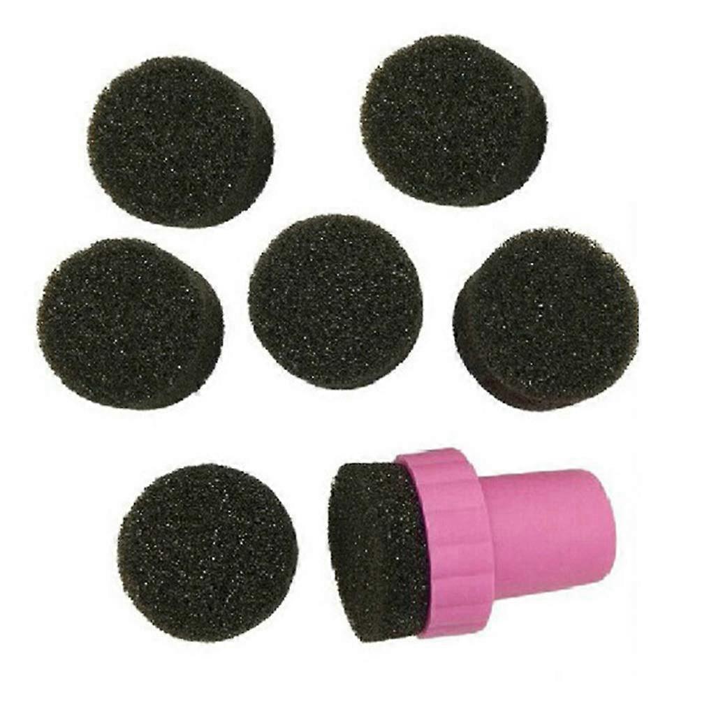 10 Sets Nail Art Sponge Stamper with Foam Pads for DIY Gradient Manicure