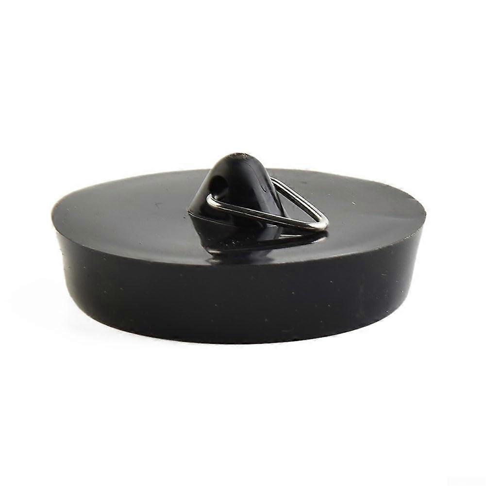 Rubber Sink Stopper with Easy Removal Ring for Kitchen and Bathroom, 4556mm Leak Proof Plug
