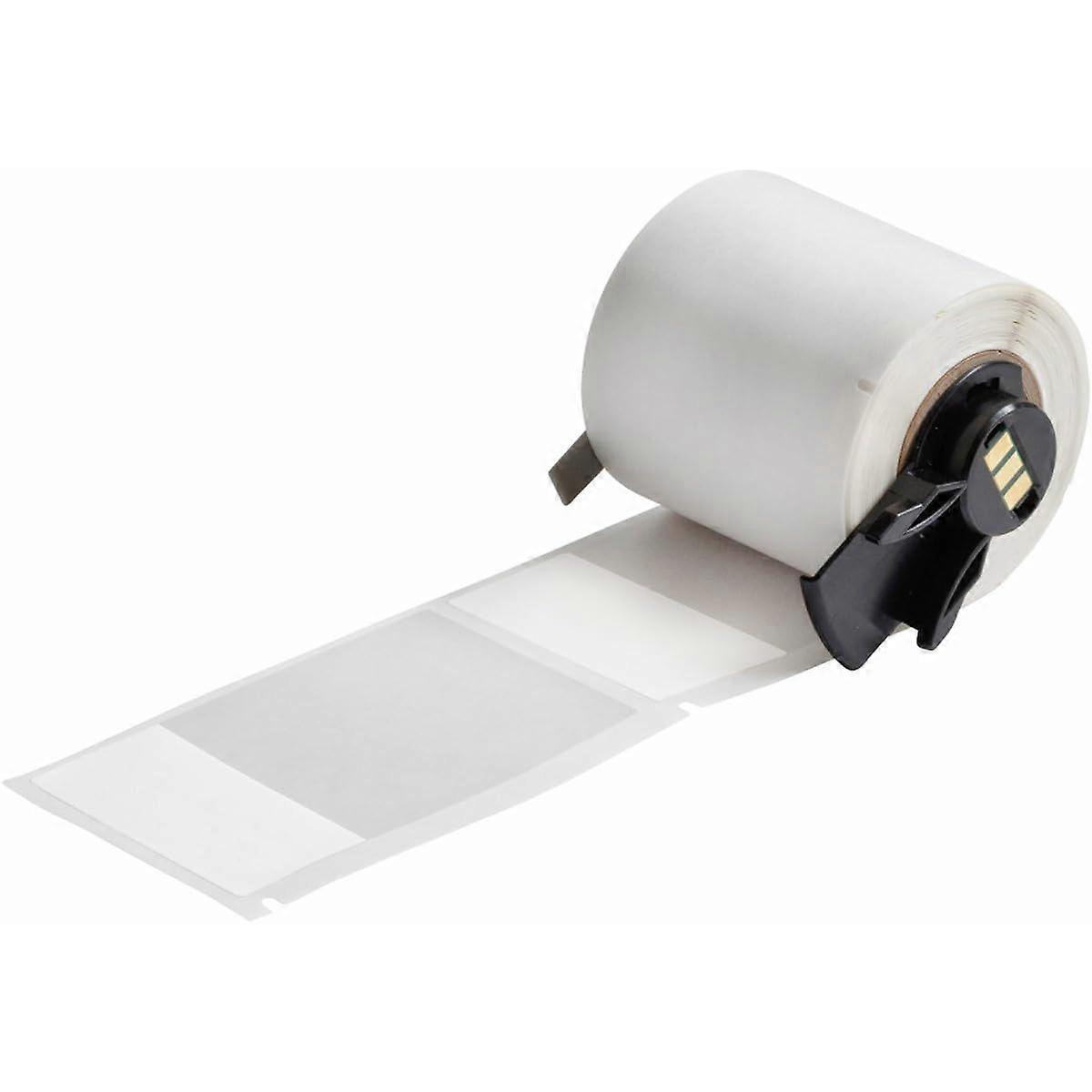 SelfLaminating Vinyl Labels with Clear Overlay for Durable Cable Wire Identification, White
