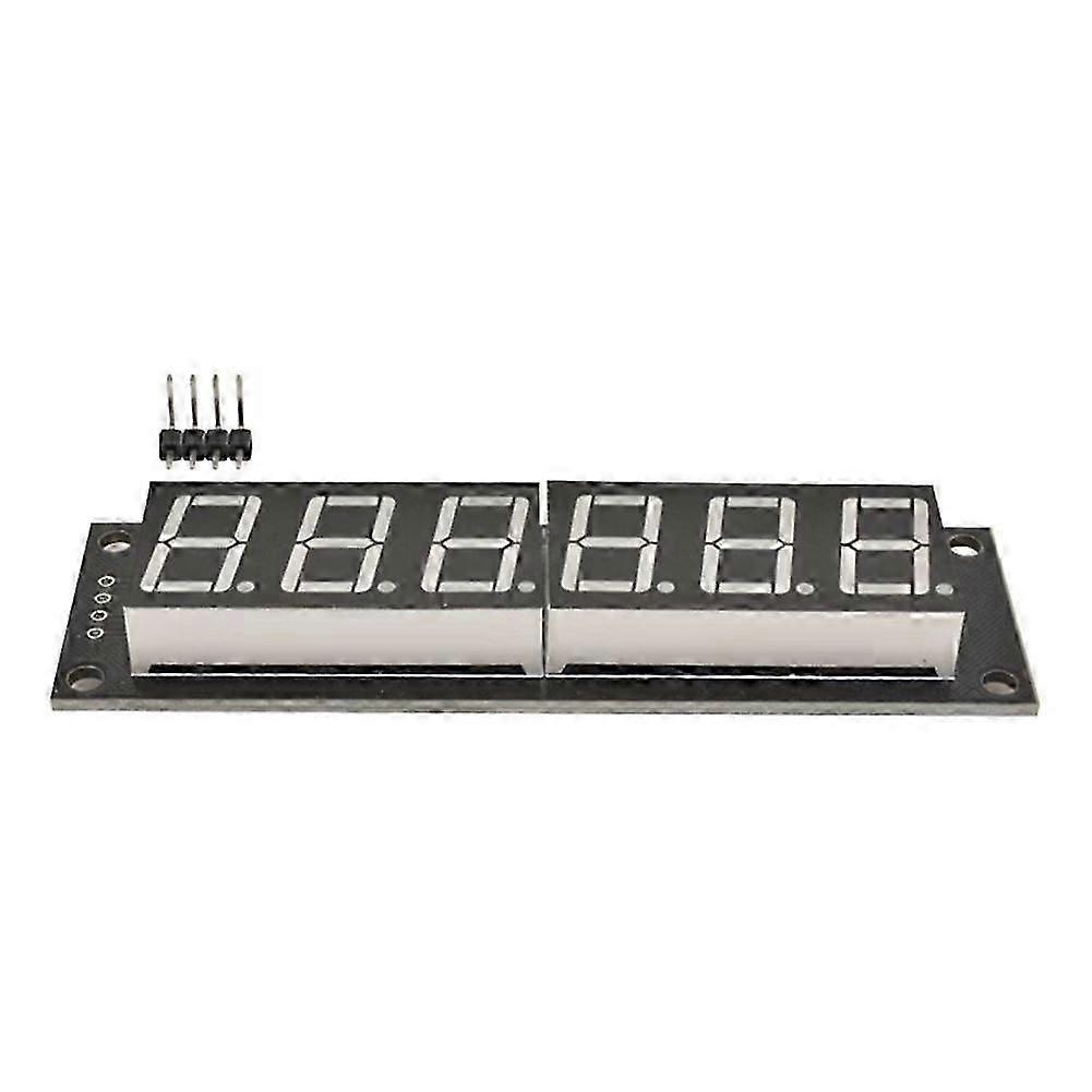 TM1637 6 dígitos 0,56 polegadas 7 segmentos tubo digital módulo de relógio display LED branco