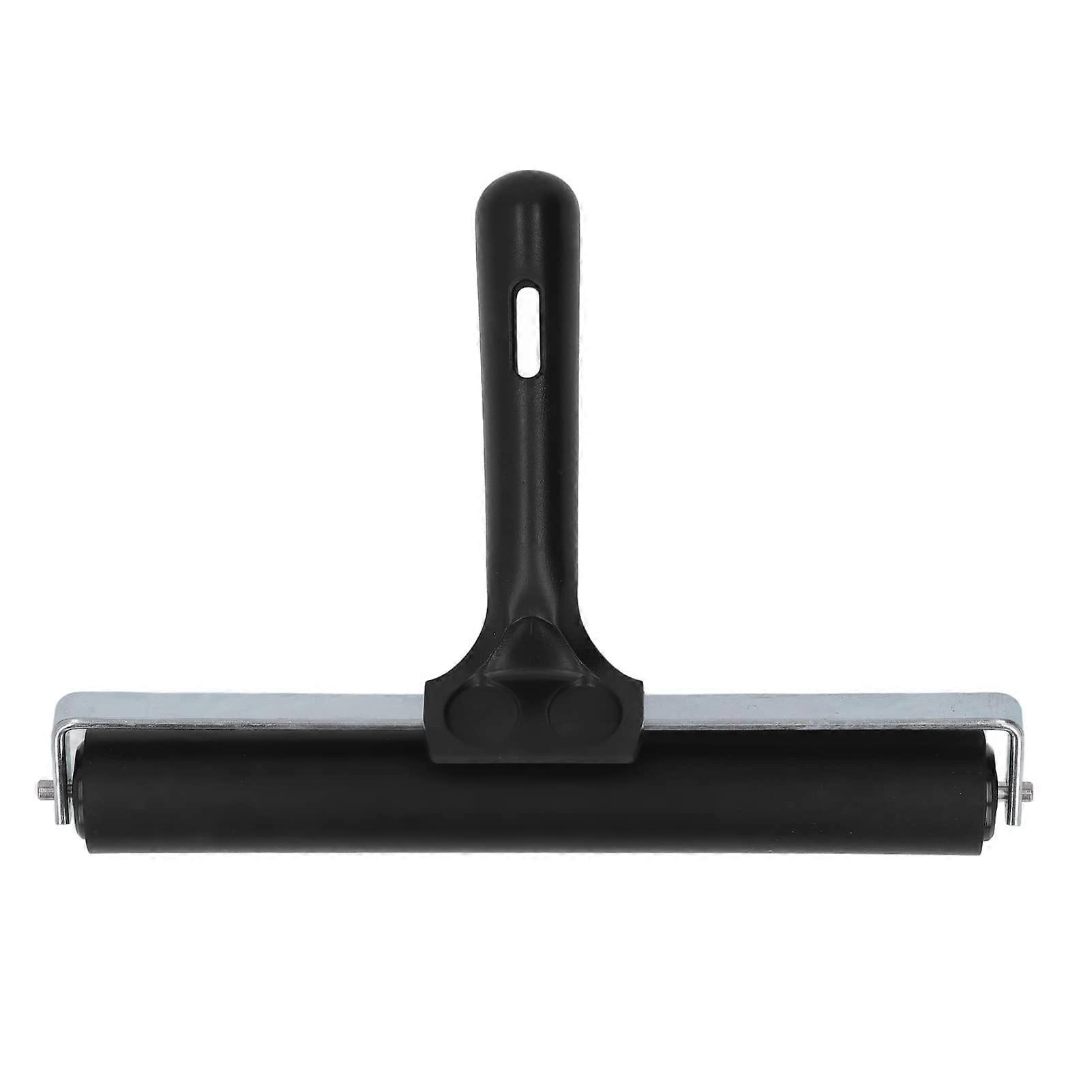 20cm Soft Rubber Brayer Roller for Printmaking and Painting, Large Coverage, Ergonomic Grip