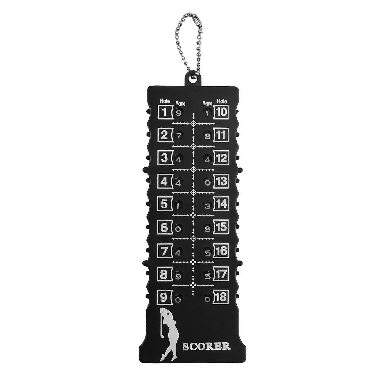 Golf Score Counter Keychain with Accurate 18Hole Stroke Tracking and Easy Tally Control