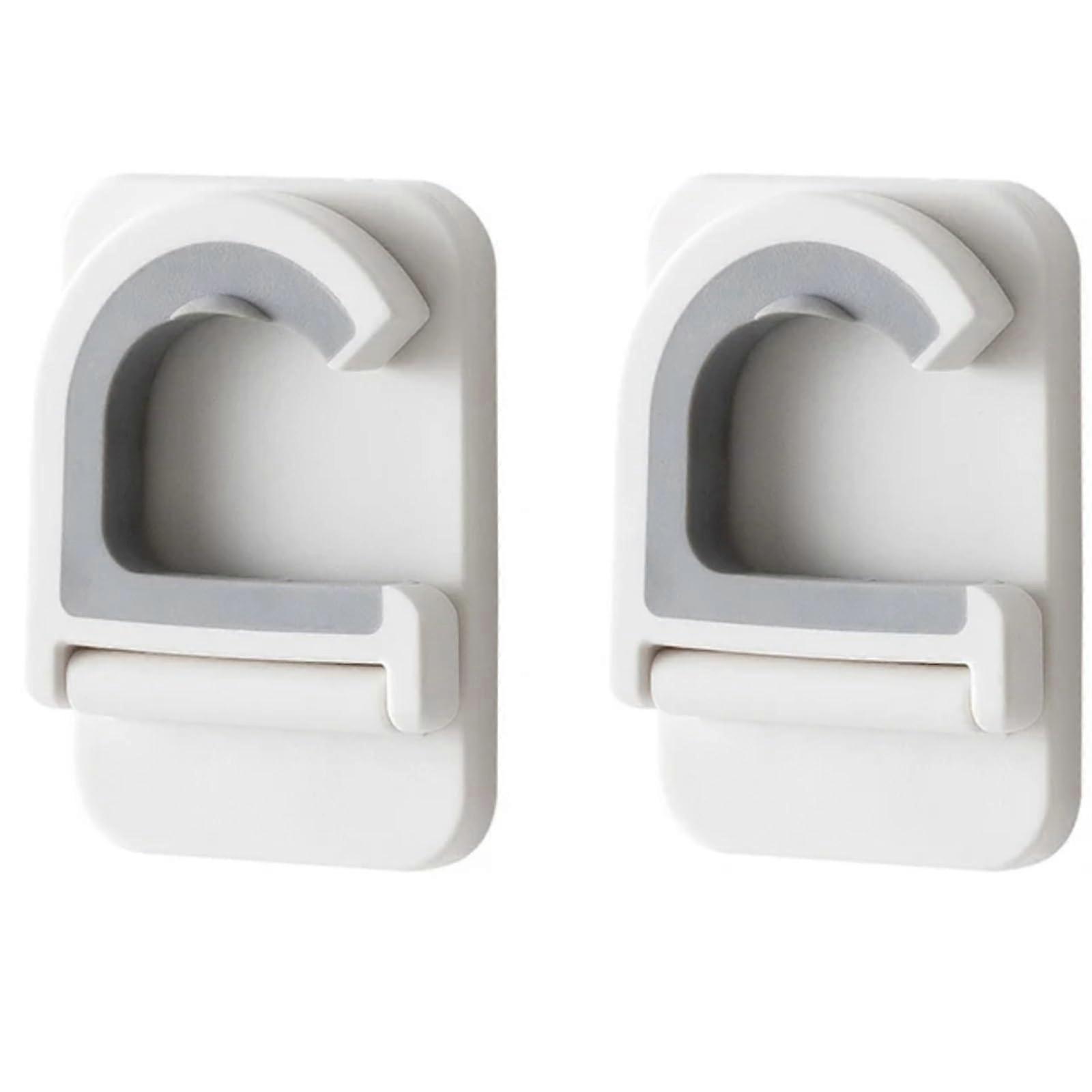 Broom Mop Holder Wall Mount 6pcs Punch Self Adhesive AntiSlip MultiTool Organizer