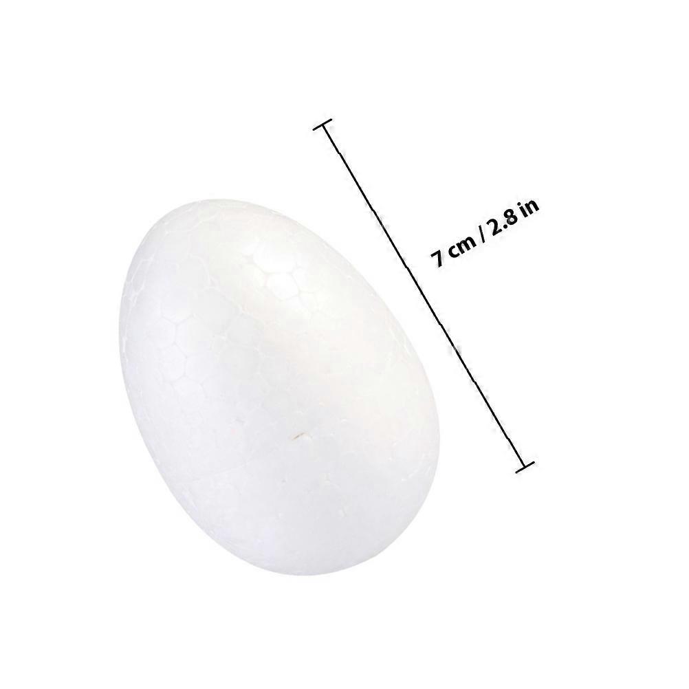 DIY Egg Easter DIY Egg for Decoration 100Pcs White Foam Eggs