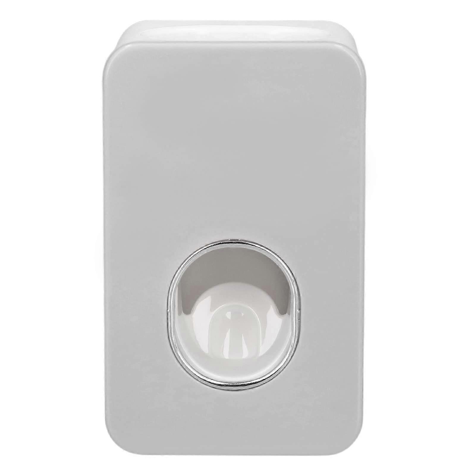 Automatic Toothpaste Dispenser Wall Mounted with Precise Portion Control for Bathroom Grey