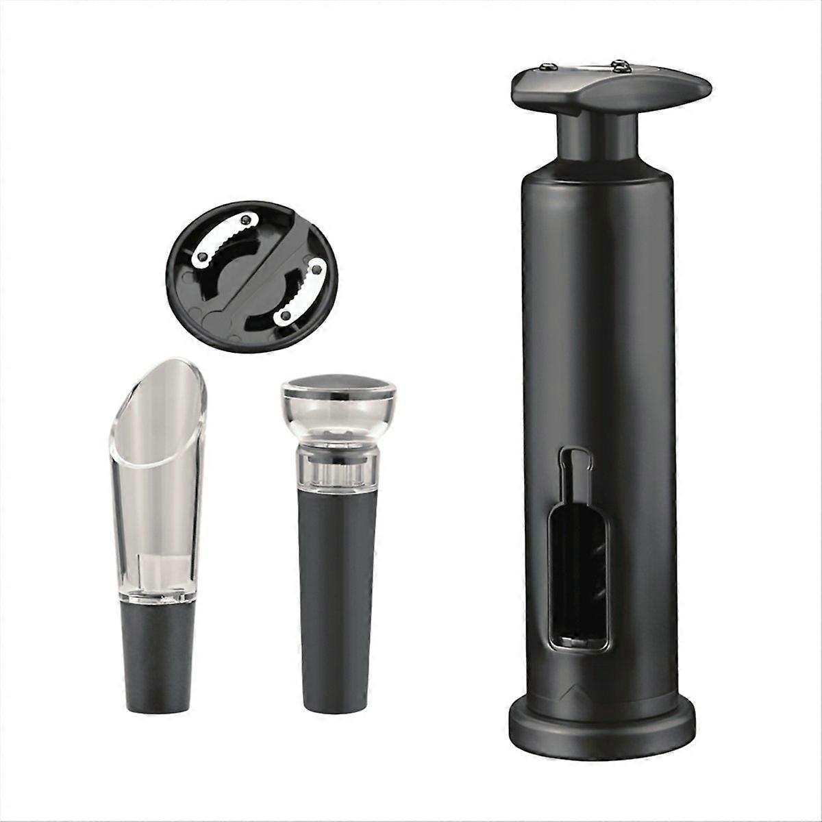 Wine Bottle Opener,Twist-Type Wine Cork Opener, Black