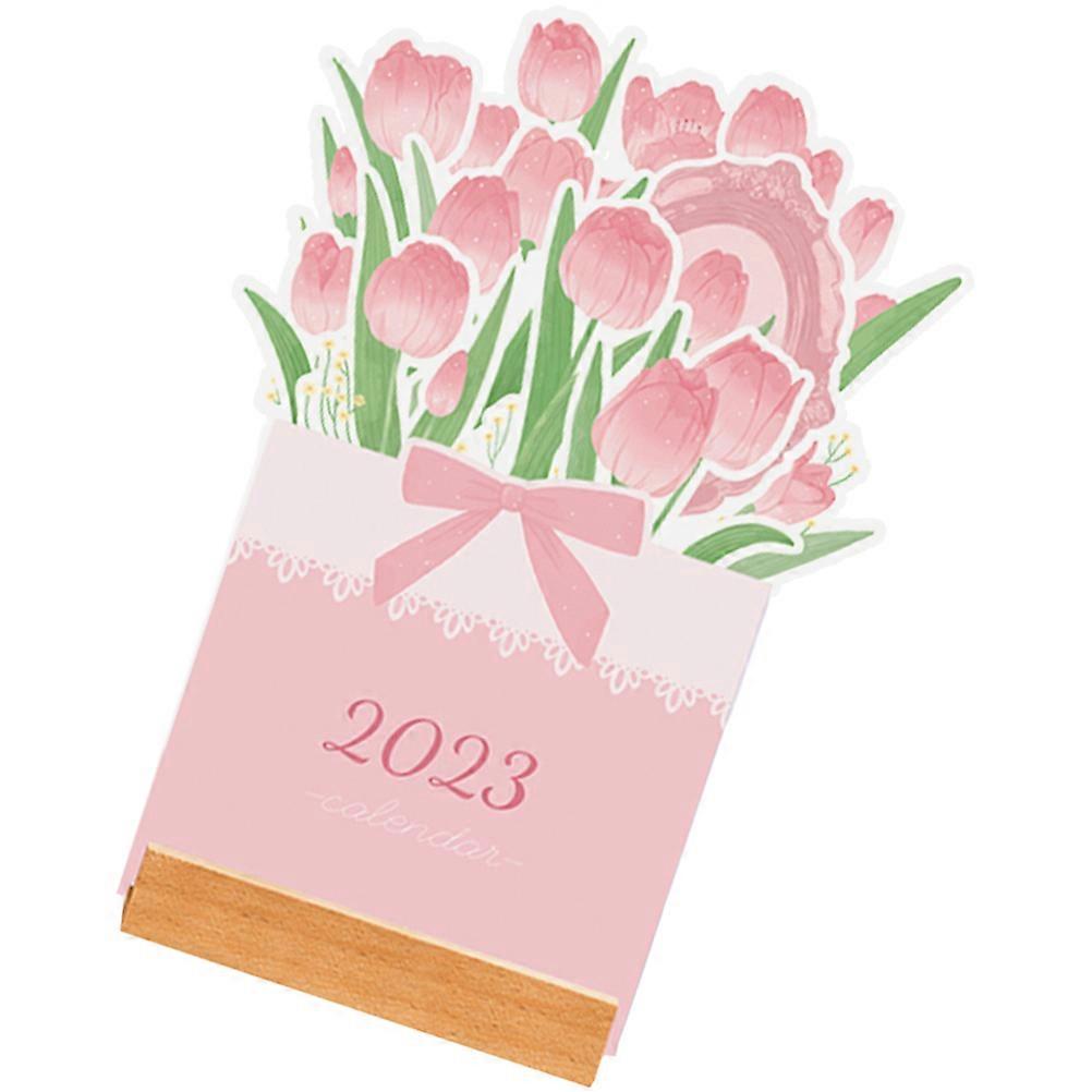 Practical Desktop Calendar Insert Card with Paper Material 2023