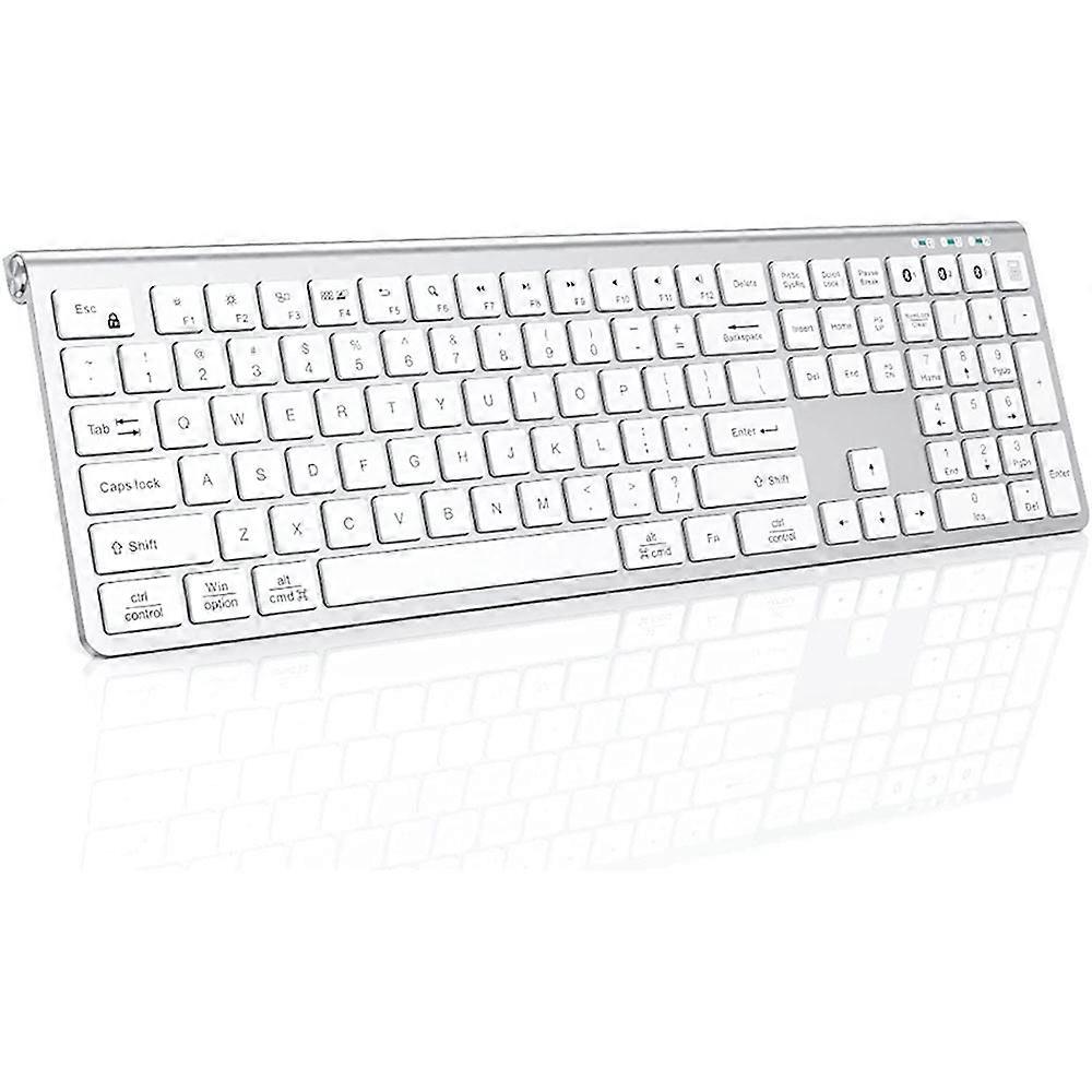 Wireless Bluetooth 5.0 Keyboard Type-C Rechargeable compatible with MacBook Pro Air iMac / iPad Mini Windows Linux