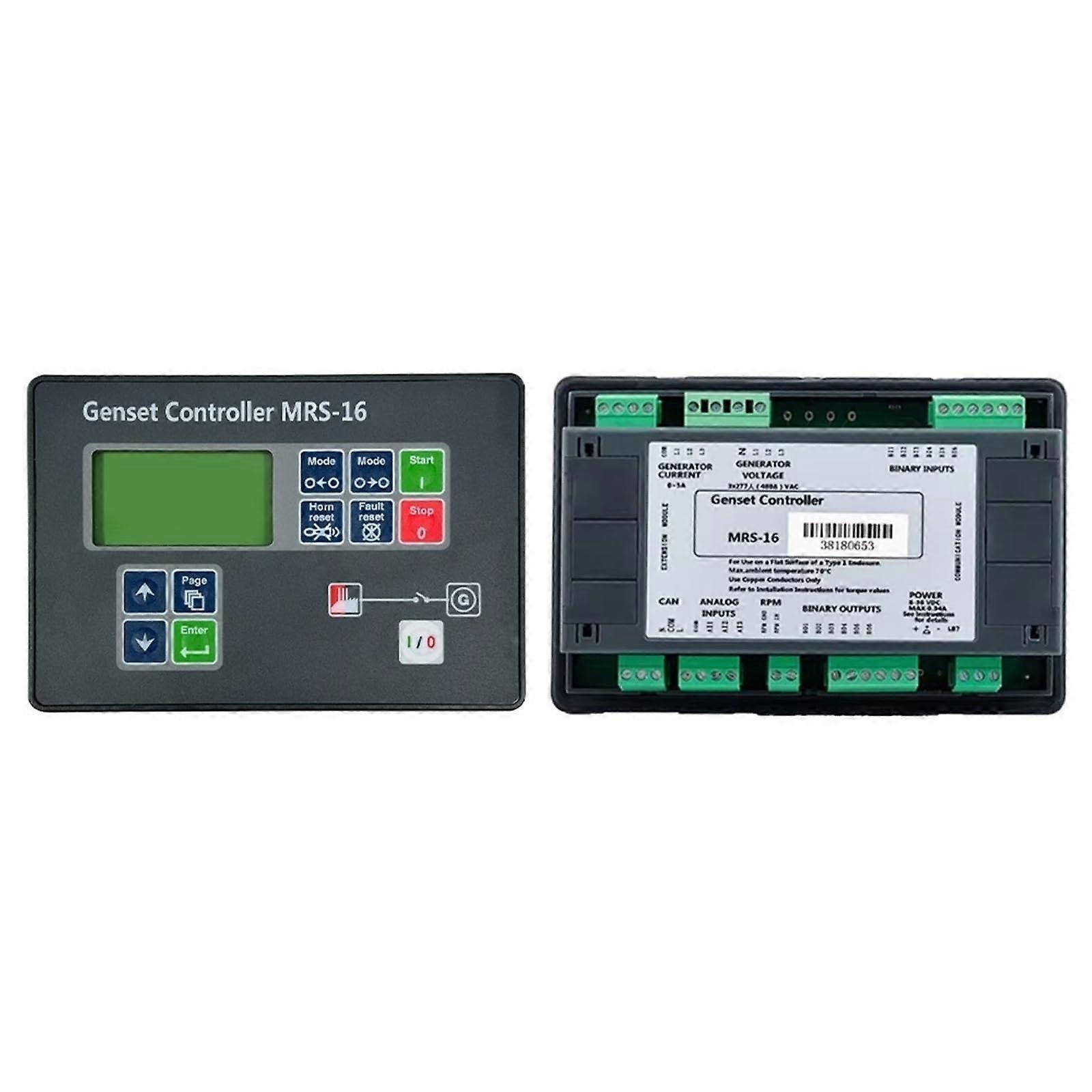 Diesel Generator Controller Manual and Remote Start Electronic Engine Control Panel