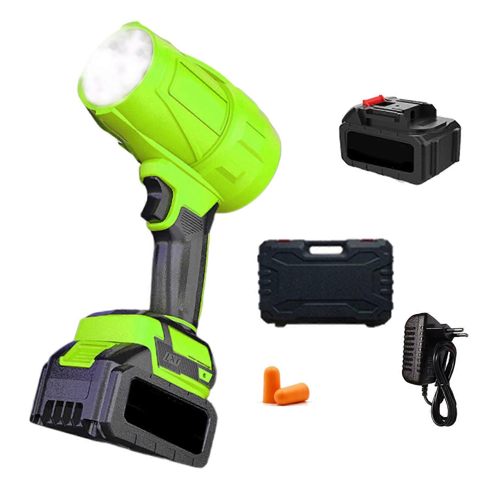 21V Improved Motor Leaf Blower Large Wind 70mm Fan For Efficient Yard Maintenance Multicolor