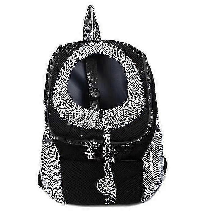 L Black Portable Pet Backpack X5021