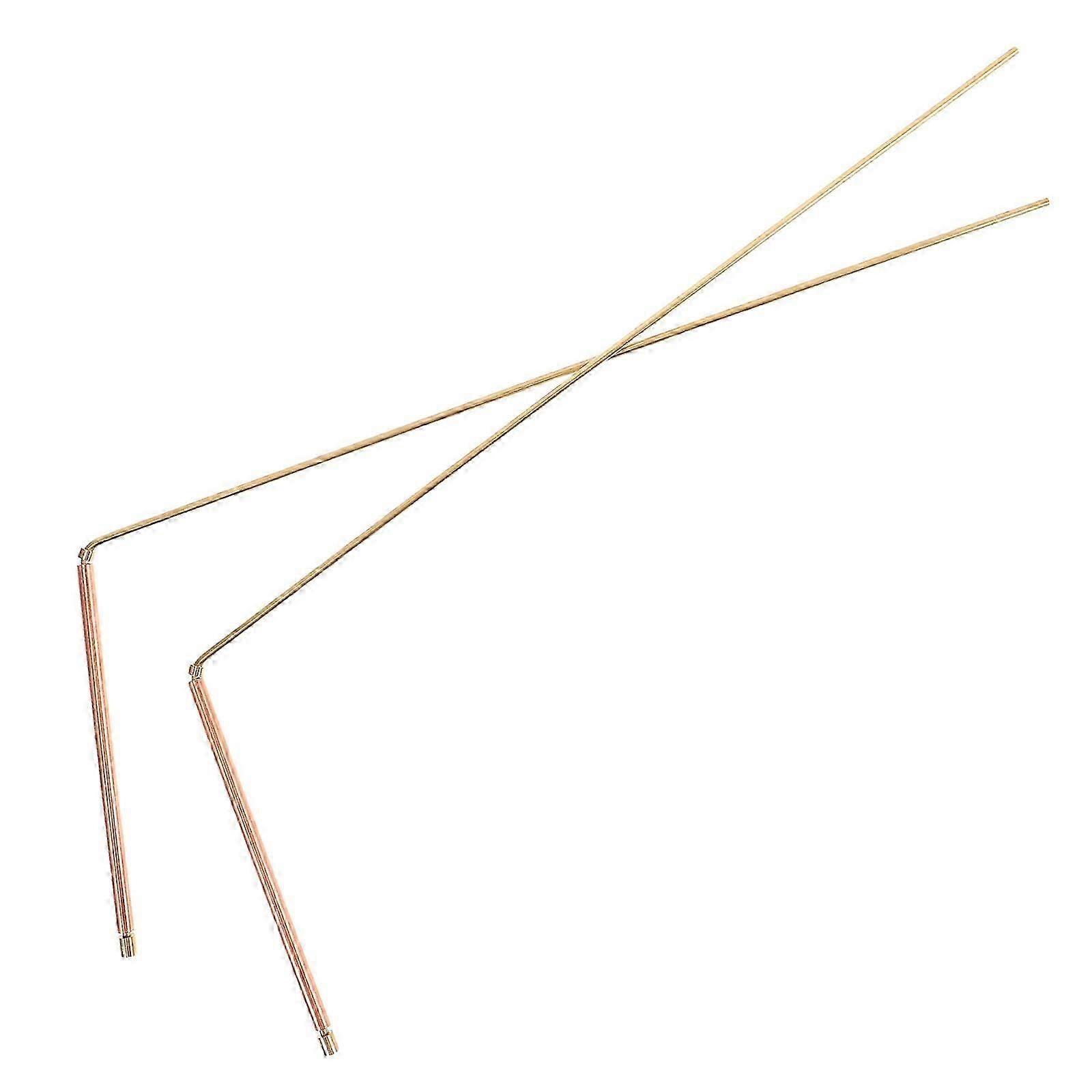 Copper Dowsing Rods Outdoor Exploration Divining Tool 2Pcs Sleek