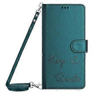 Leather Wallet Case for Samsung Galaxy A56 5G, RFID Blocking Magnetic Folio with Card Slots Kickstand, Dark Green